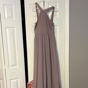 Lulu's Strapless Lavender Gown